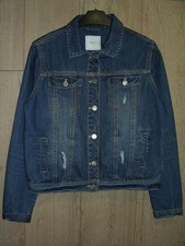 NEXT Girls Blue Dark Wash Worn