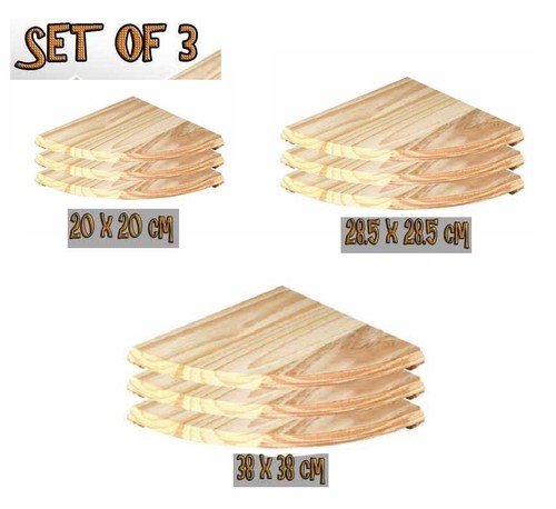 Set natural wood - of, corner