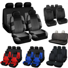 Front Rear Car SUV Seat Covers Protector Anti-Dust Universal Washable Full Set