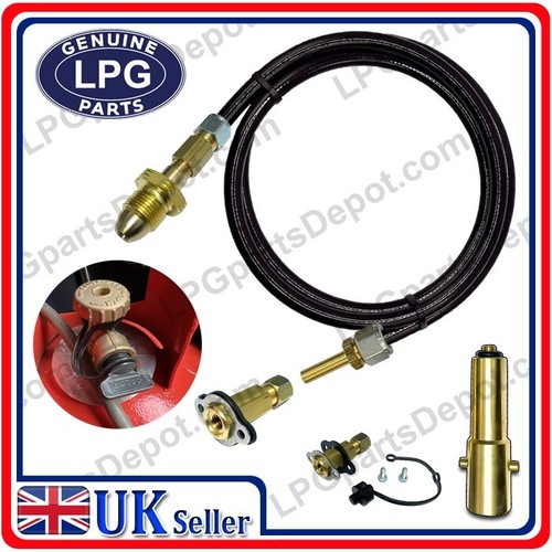 Propane gas bottle refill kit - propane,