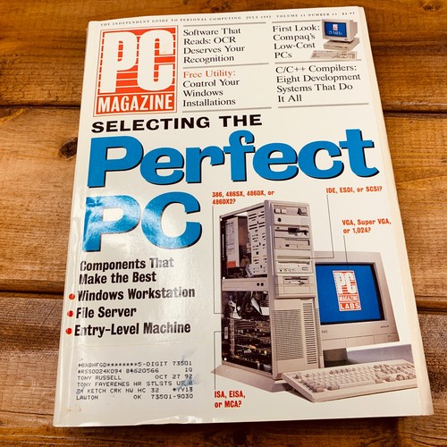 Vintage magazine july - magazine, 1992