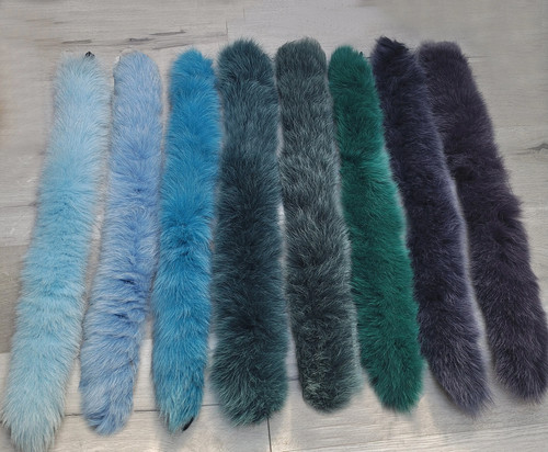 Real fox fur - tail, trim
