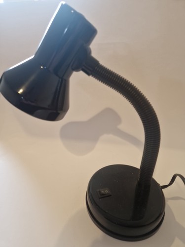 Vintage black gooseneck - black, desk