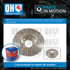 2x Brake Discs Pair Solid fits