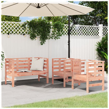 Garden lounge set Solid pine