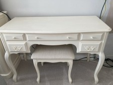 Laura Ashley Provencale Ivory Dressing Table And Stool