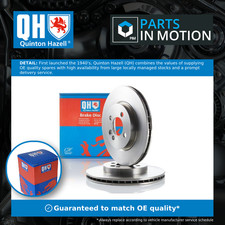 2x Brake Discs Pair Vented