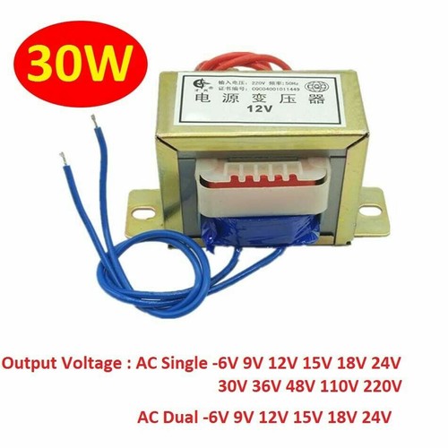 Ei66 power transformer - transformer, 30w/va