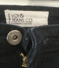 Voi Jeans Co Ladies Black Denim Shorts UK 29"  Waist