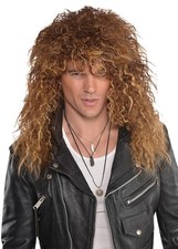 Mens 80s Bon Jovi Style Glam