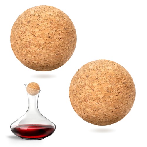 4inch wine cork - cork, ball