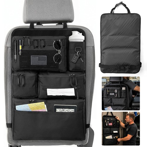 Car seat back organiser - car,