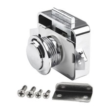 Button Lock Hardware L Shaped