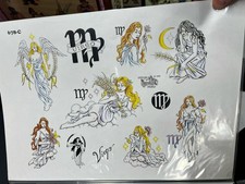 JD Crowe Tattoo Flash Sheet