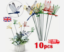 10Pcs Dragonfly Garden Stakes