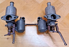 MG PA PB & J Type (J3 & J4) Matched Twin 1 1/8" SU Carburettors. Part no. 1573.