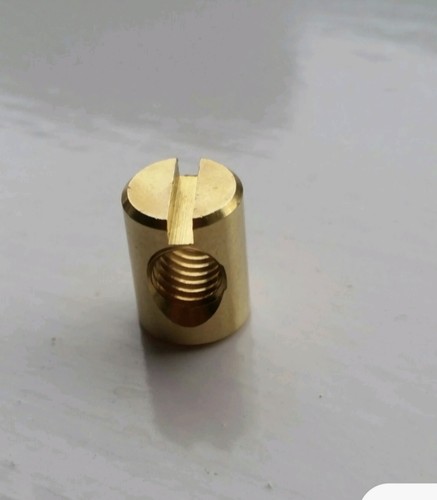 Brass 9mm insert for - brass, m6