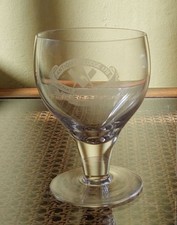 Vintage Masonic Engraved Glass - Antiquity Lodge 178