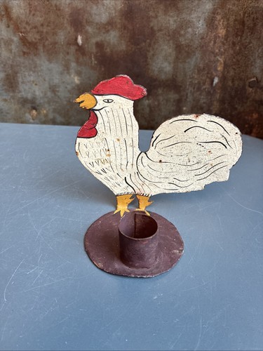 Vintage tin rooster - vintage,