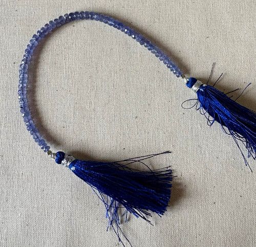 Tanzanite strand - tanzanite,