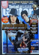 TOTAL GUITAR AVENGED SEVENFOLD WITH CD #153 MAGAZINE SEPTEMBER 2006 VGC