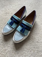 Gucci Tassel Loafer Shoes Multicoloured Leather Amazing Mens UK 10 US 11 EU 44