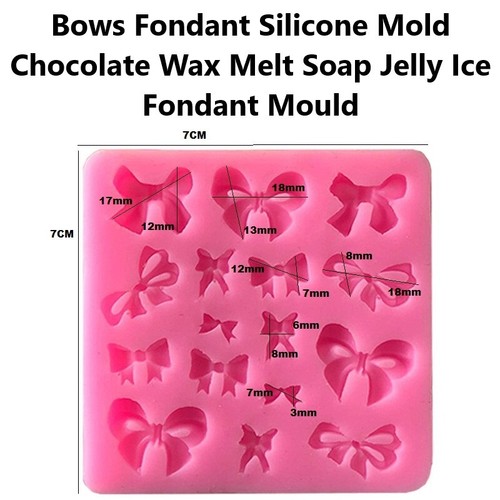 Bows fondant silicone - fondant,