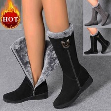 Womens Warm Lined Winter Mid