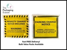 Penalty Charge Parking Infringement Ticket Genuine PCN Notice Poly Wallets Bags