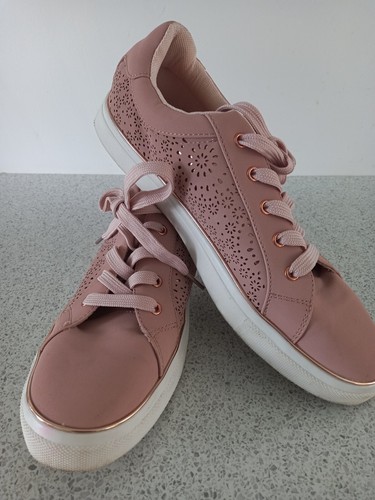 Ladies pink lace up pumps - tu,,