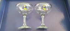 Babycham glasses vintage with