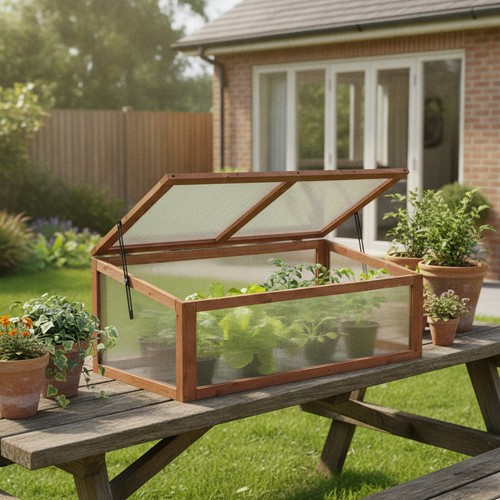Wooden cold frame mini - wooden,