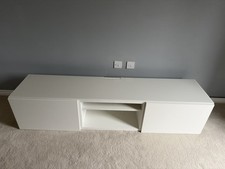 IKEA BESTA WHITE HIGH GLOSS TV