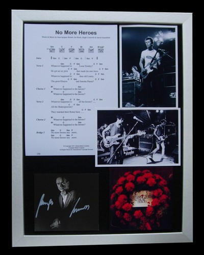 STRANGLERS+SIGNED+FRAMED+NO