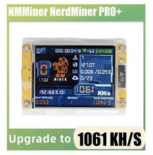 Bitcoin Solo Nerdminer Pro+ 1060kh/s