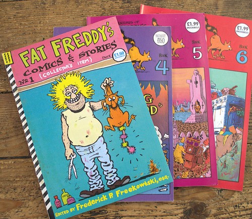 Comics fat freddy cat - comics,