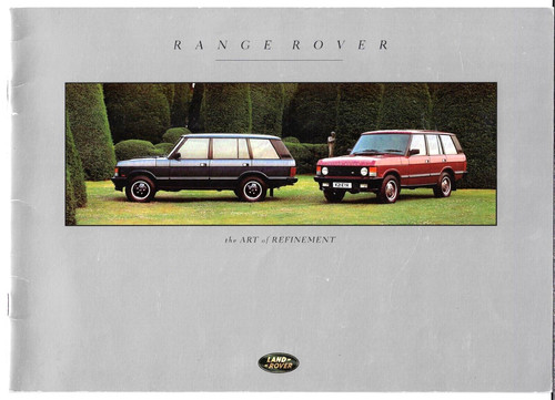 Range rover 1992 market - rover, 1992-93