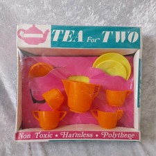 Vintage Childs Toy Plastic Tea