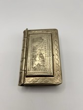 Vintage Pewter Book Shaped