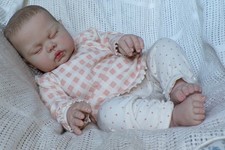 Reborn Baby Girl Doll ~ Pickle ~ Painted Hair ~ 24" in Length!!