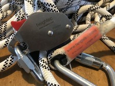 Heightec Adjustable Lanyard 20m Climbing Aborist Rope Access Aerial Work Rescue.