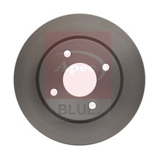 2x Brake Discs Pair Solid fits NISSAN MICRA K11 1.0 Front 92 to 03 CG10DE 234mm