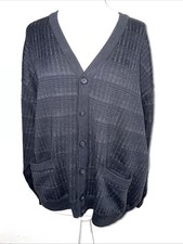 Men's M&S Blue Heavy Knit