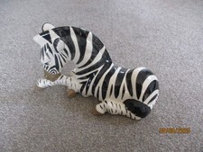 Large Szeiler Studio Pottery Model of a Seated Zebra.