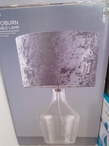 Next table lamp with - lamp, x2