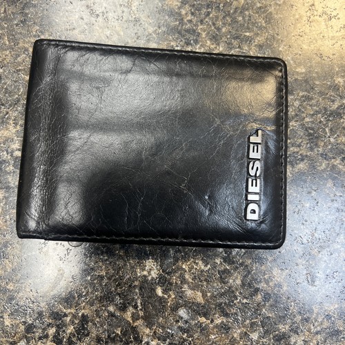 Diesel fold wallet blk - wallet,