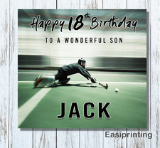 Personalised Hockey Goalkeeper