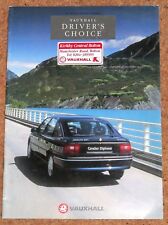 1993 VAUXHALL Brochure inc Calibra Nova GSi Astra GSi Carlton GSi Cavalier Turbo
