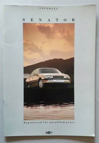 Vauxhall senator brochure - vauxhall, 1987