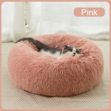 Dog Bed Donut Soft Round Plush